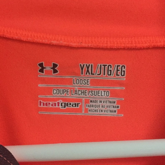 Neon orange Under Armour 1/4 Zip - Picture 2 of 6